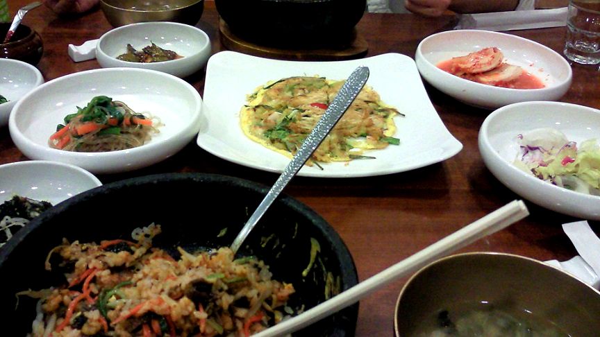 釜山で食べたビビンバ