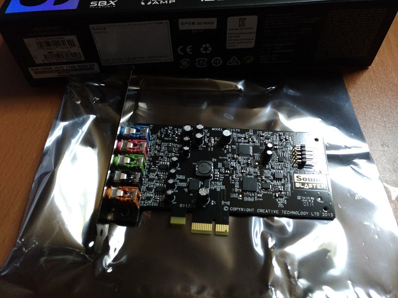 Sound Blaster Audigy Fx（PCI-e）