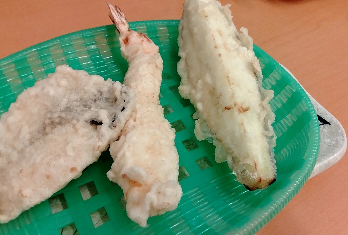 だるまの天ぷら定食2