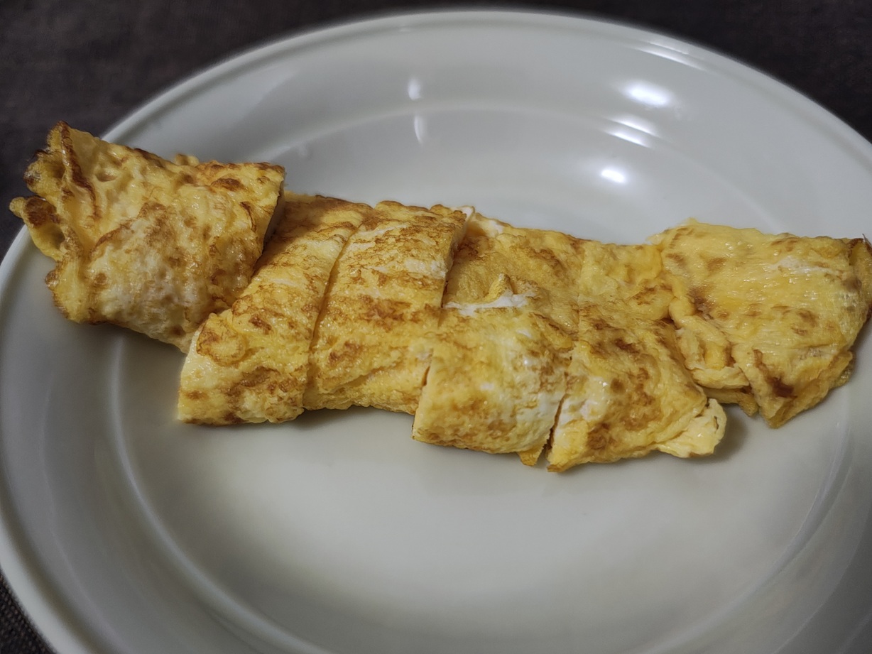 メイラード反応を意識した卵焼き