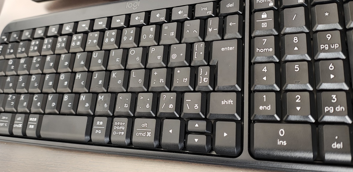 ロジクールのキーボード「K250」2